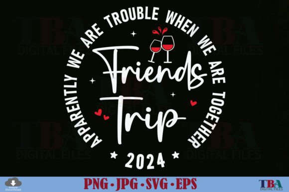 Download Friends Trip 2024 PNG, Girl Vacation SVG - Png Collection