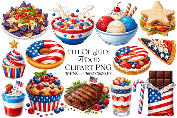 Download 4th of July Food Clipart PNG - Png Collection