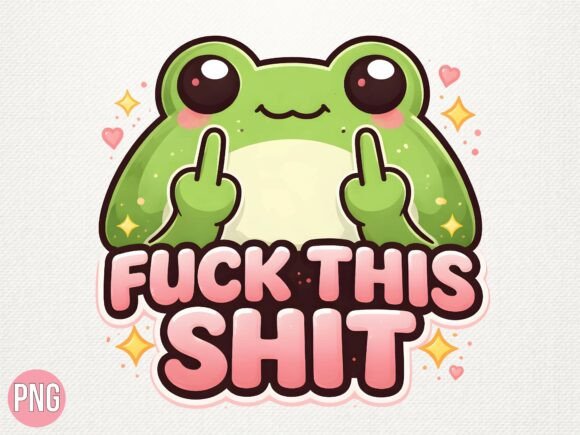 Download Funny Frog Sarcastic Shit Sweary PNG - Png Collection