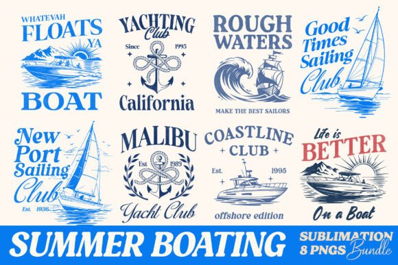 Download Summer Boating PNG Sublimation Bundle - Png Collection