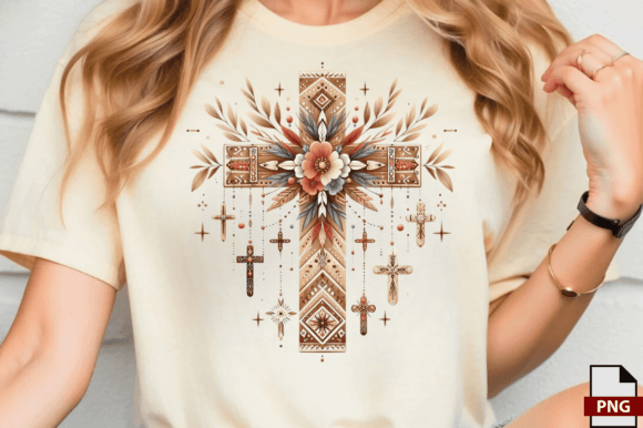 Download Boho Christmas Jesus Cross Png, Boho - Png Collection