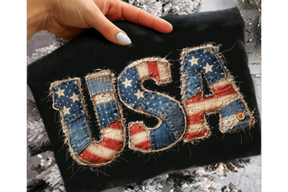 Download USA Faux Patchwork Png, USA Png, 4th of - Png Collection