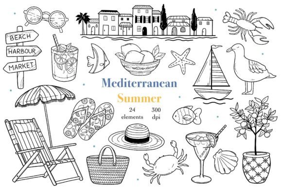 Download Mediterranean Summer Line PNG, SVG - Png Collection