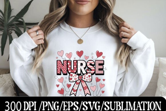 Download Nurse Valentine Coquette Bow PNG - Png Collection