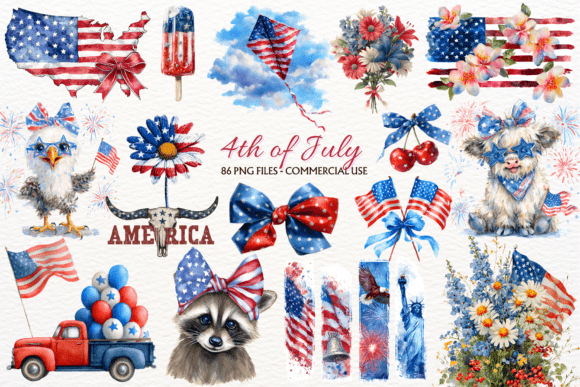 Download 4th of July Clipart Independence Day PNG - Png Collection
