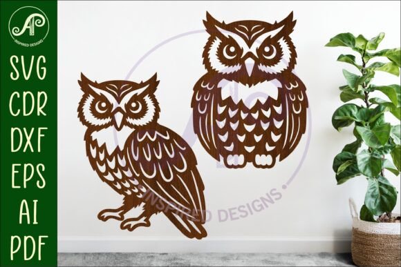 Download Owl Wall Art Sign, SVG File. Vector - Premium Resources