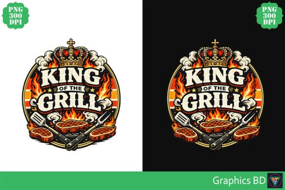 Download King of the Grill BBQ PNG Design - Png Collection