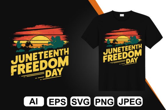 Download Juneteenth Day T-shirt Design with AI - Juneteenth day Collection