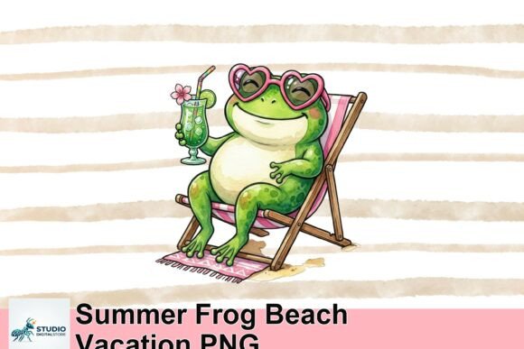 Download Summer Frog Beach Vacation PNG - Png Collection