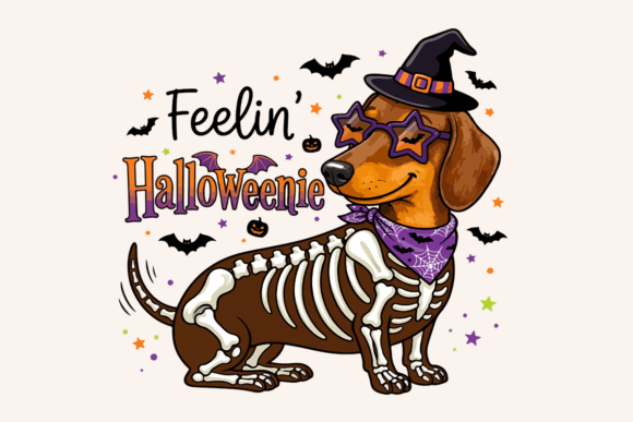 Download Feelin Halloweenie Dachshund Dog PNG - Png Collection