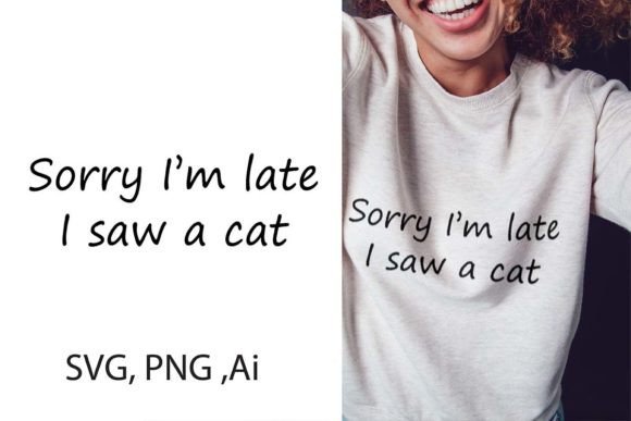 Download Cat Funny T-shirt Design (Ai, SVG, PNG) - Png Collection