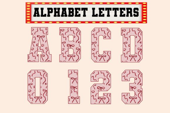 Download Pink Coquette Bow Png Sport Alphabet Png - Png Collection