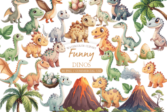 Download Baby Dino PNG Set - Png Collection