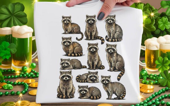 Download A Cozy Gathering of Curious Raccoons PNG - Png Collection
