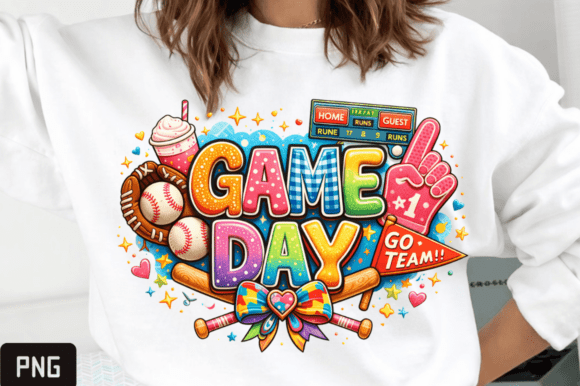Download Game Day Baseball Coquette Faux Yarn Png - Png Collection