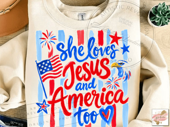 Download Christian 4th of July Jesus America Png - Png Collection