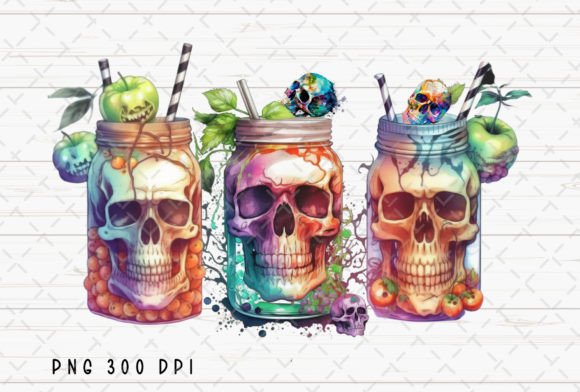 Download Skulls Halloween Spooky Season PNG - Png Collection