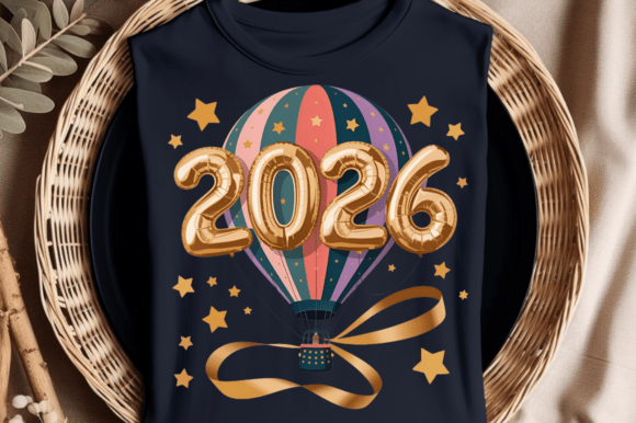 Download Happy New Year 2026 PNG, Balloons PNG De - Png Collection