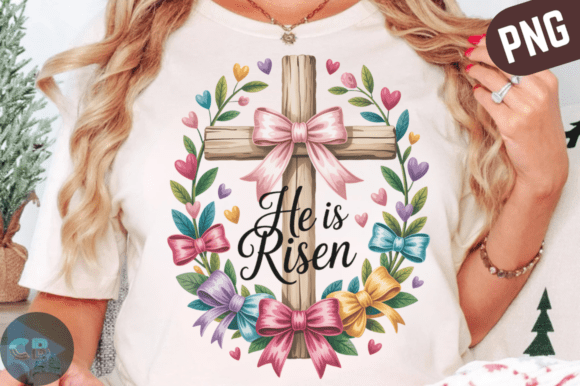 Download He is Risen Easter Christian PNG Cross - Png Collection