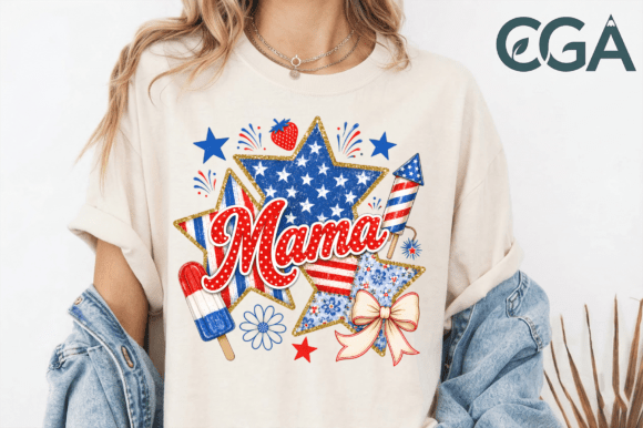 Download Patriotic Mama Star Popsicle PNG - Png Collection