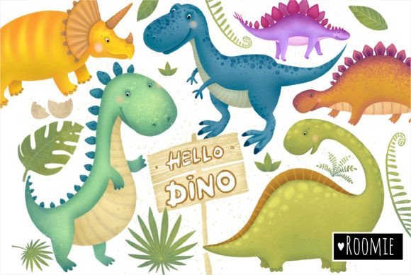 Download Cute Dinosaurs Clipart, Dino PNG T-rex - Png Collection