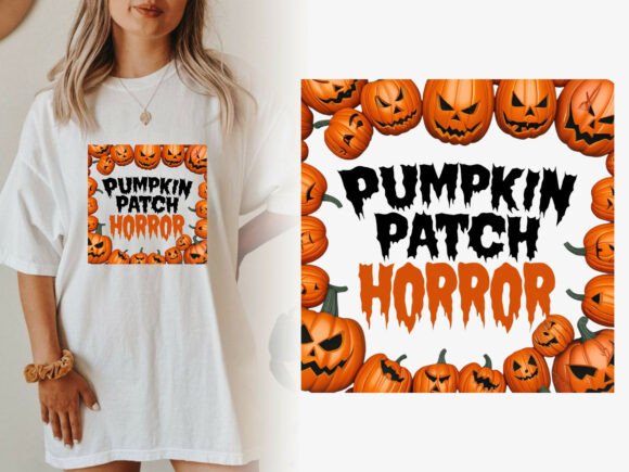 Download Pumpkin Patch Horror Png - Png Collection