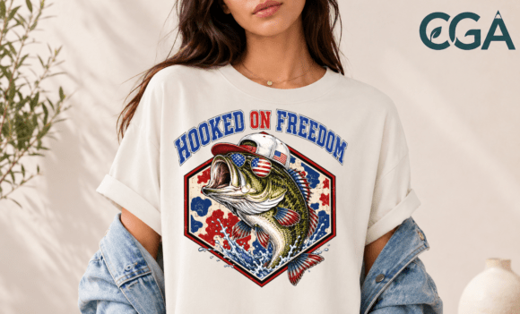 Download Hooked on Freedom Patriotic Bass PNG - Png Collection