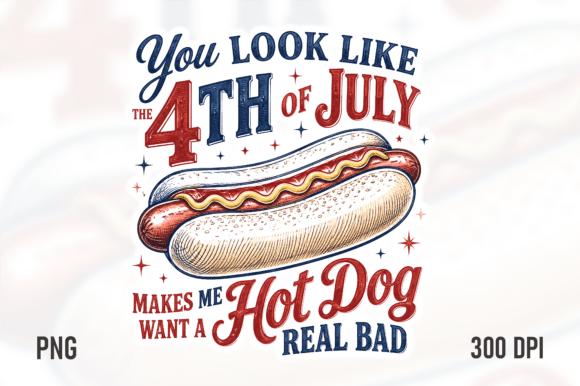 Download Hot Dog 4th of July PNG - Png Collection