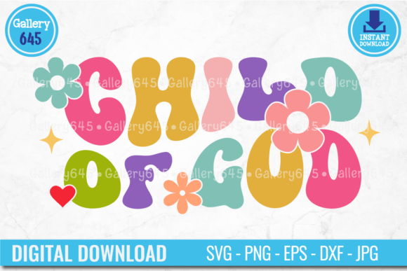 Download Child of God Retro Christian SVG PNG - Png Collection