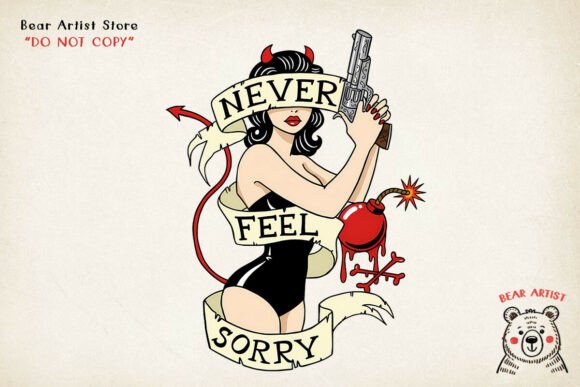 Download Never Feel Sorry, Pinup Girls PNG - Png Collection