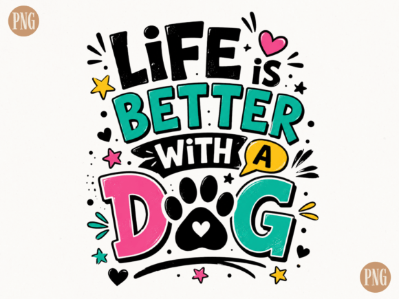 Download Life is Better with a Dog PNG | Cute Dog - Png Collection