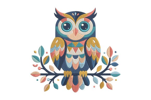 Download Woodland Owl Embroidery Design - Owl Collection
