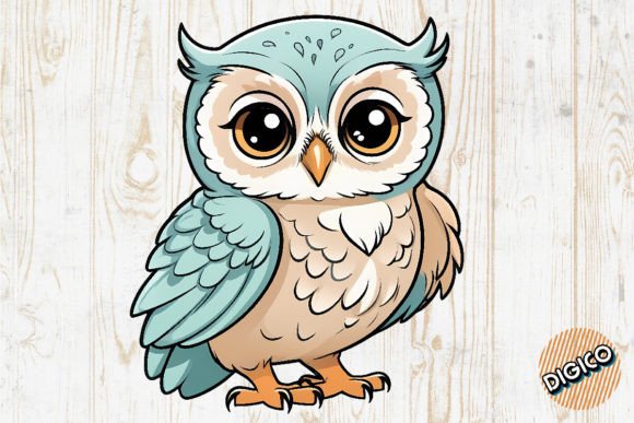 Download Adorable Cartoon Baby Woodland Owl - Owl Collection