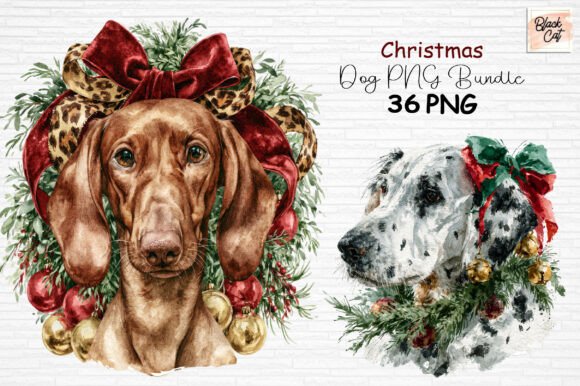 Download Christmas Dog PNG Bundle - Png Collection