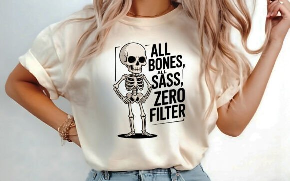 Download Funny Skeleton Sarcastic T-shirt PNG - Png Collection