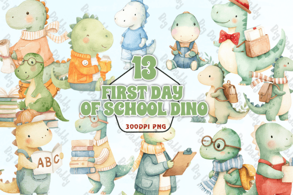 Download First Day of School Dino PNG - Png Collection
