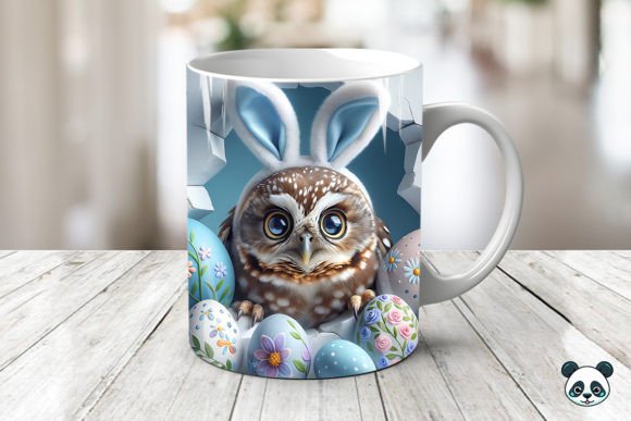 Download Easter Owlet 3D Mug Wrap - Owl Collection