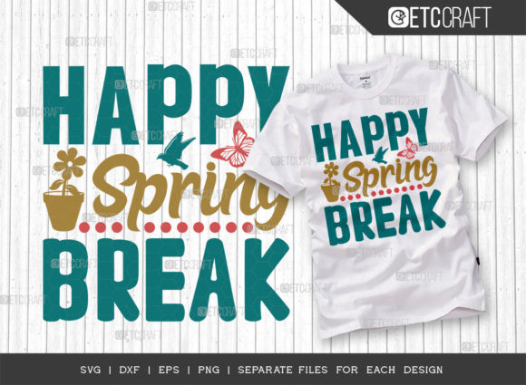 Download Happy Spring Break Svg Cut File - Spring break Collection