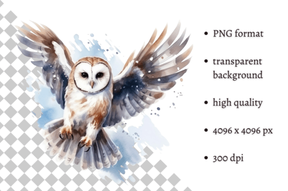 Download Watercolor Woodland Owl PNG Clipart - Png Collection