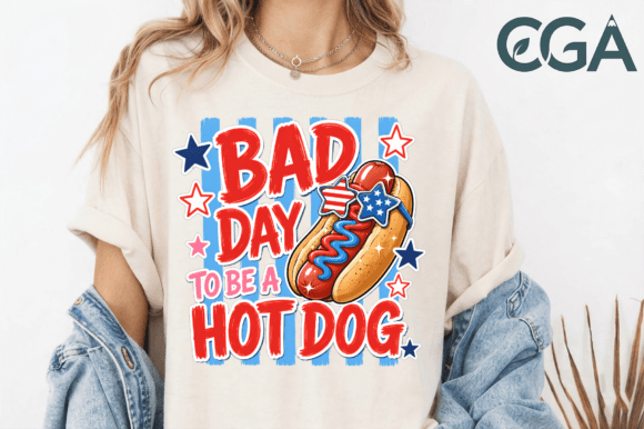 Download Bad Day to Be a Hot Dog Patriotic PNG - Png Collection