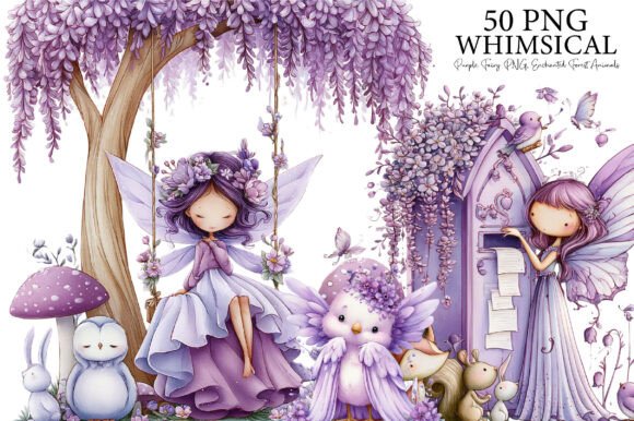 Download Magical Fairy Forest PNG Set - Png Collection